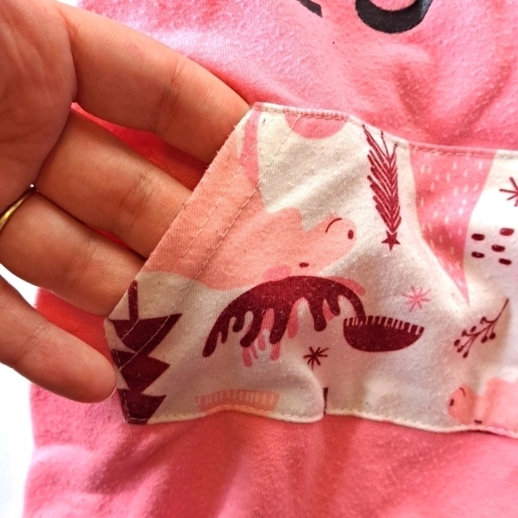 Big sister hooded onesie patpat 6-9months pink white long sleeve snap bottom - Picture 4 of 9